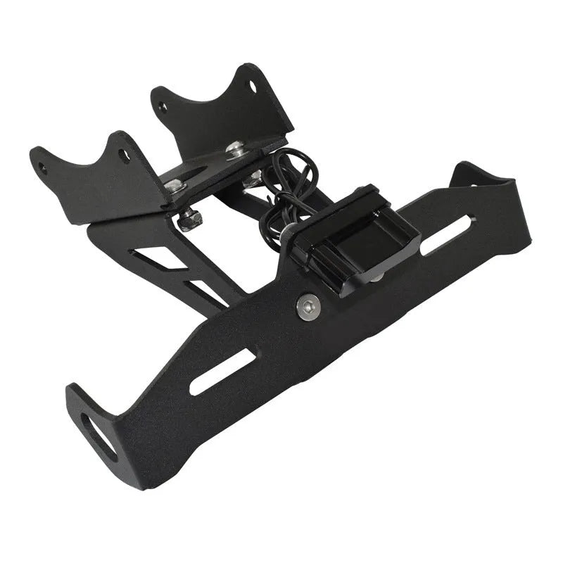 Black aluminium alloy Honda motorcycle short tail licence plate holder bracket