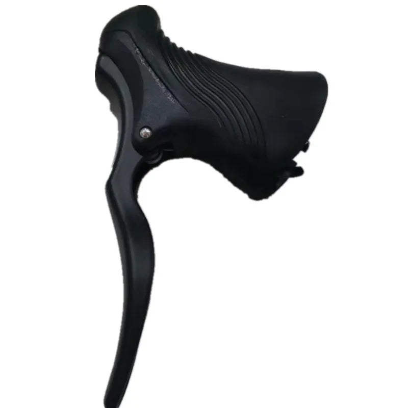 Aluminium road bicycle brake handles for 22.2mm and 23.8mm handlebars in black or black-silver