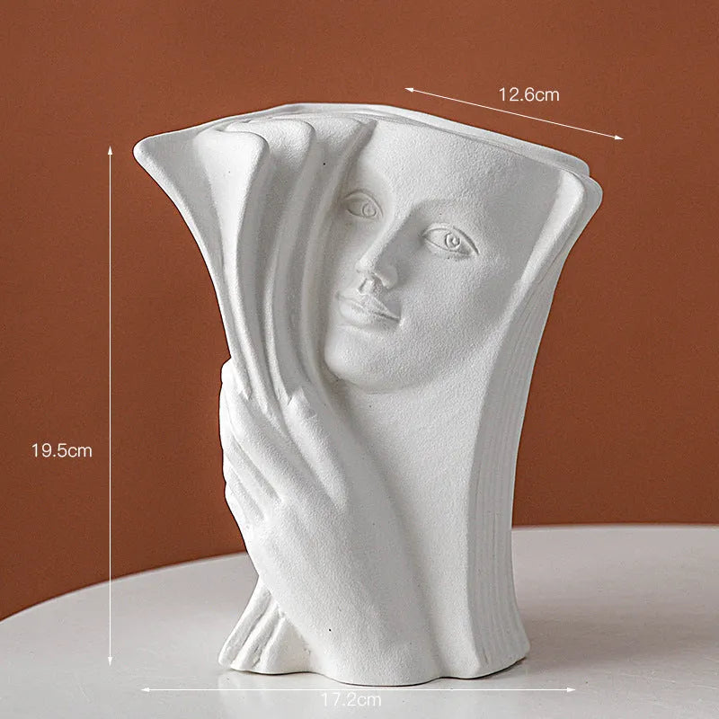 Glazed ceramic book stand ornament in modern simplicity style for desktop storage and office decoration