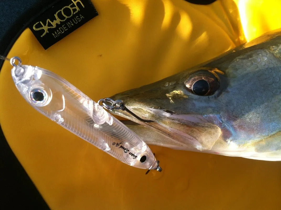 Transparent 9.5cm DIY fishing lure blank body for custom bait making