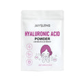 100g jar of white hyaluronic acid powder mask mix with calcium sulfate and kaolin for DIY skincare