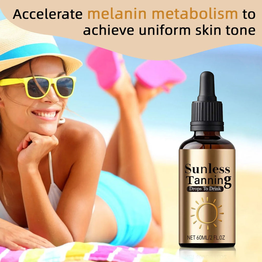 60ml bottle of black aid oral drops for unisex outdoor skin application