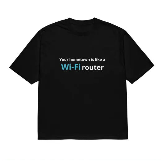 Men's black T-shirt with 3D printed cartoon pattern showing dimensional design detail on thin polyester fabric