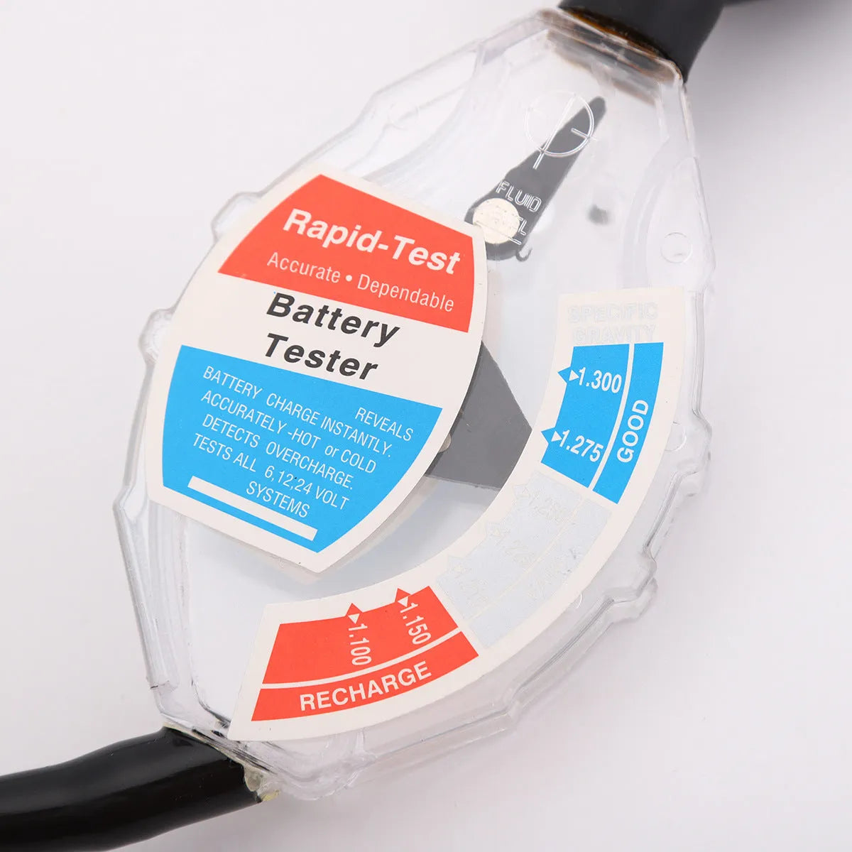 ABS plastic suction electrolyte hydrometer for lead acid battery testing with measurement scale