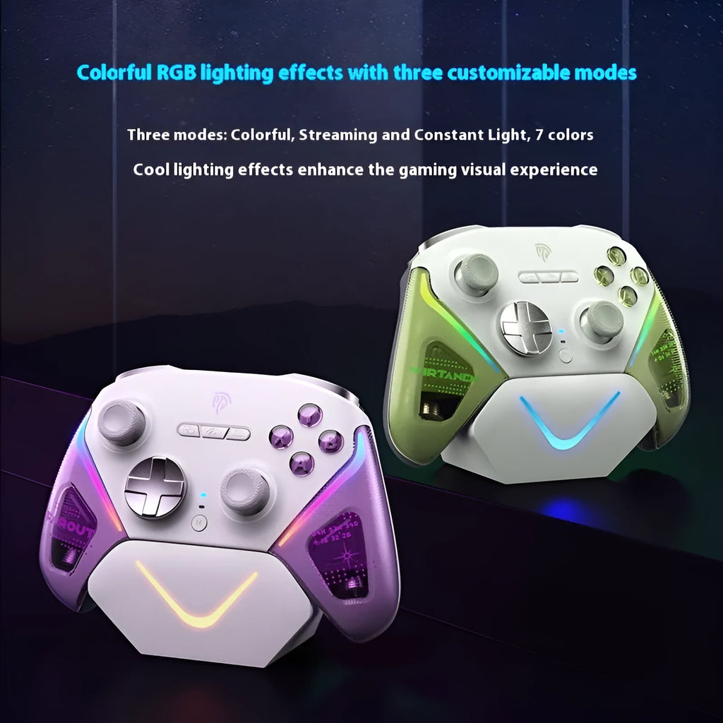 Rocker Smart Startstop Charging Base for Xbox controller in black, green, and purple colour options