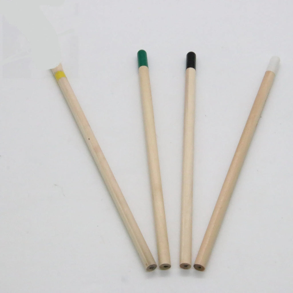 Seed pencil refill with coloured degradable capsule containing flower and herb seeds
