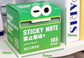 Boxed set of transparent pull-out sticky notes with pearl gradient cover and 105 pages for students