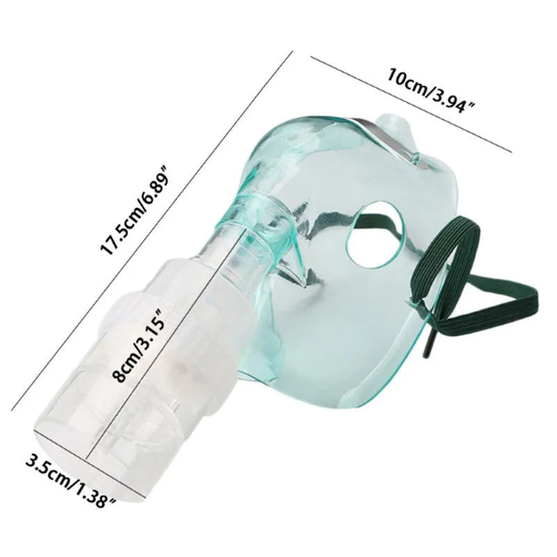Soft silicone rubber mask aid for medical face masks showing adjustable ear loop design