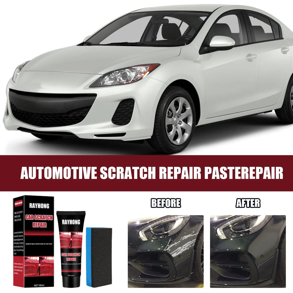 60ml car scratch repair wax tube with applicator for paint surface scratch removal and polishing