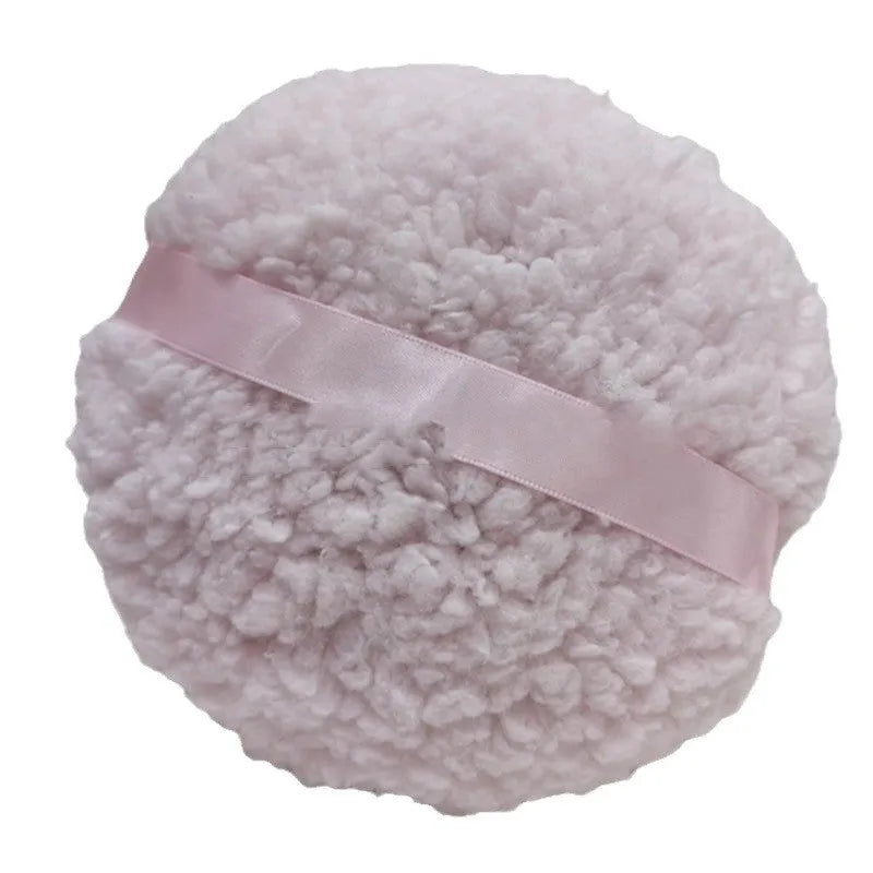 Large 150x75mm plush powder puff for face powder application
