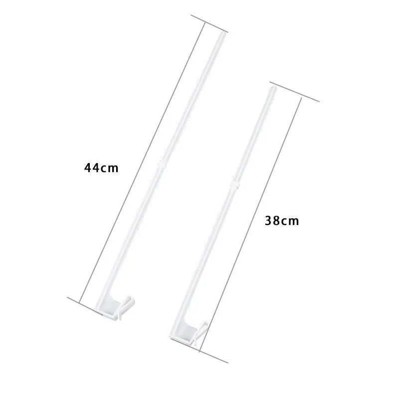 White PP plastic car window flag pole holder mount clip set with 10 brackets for vehicle displays