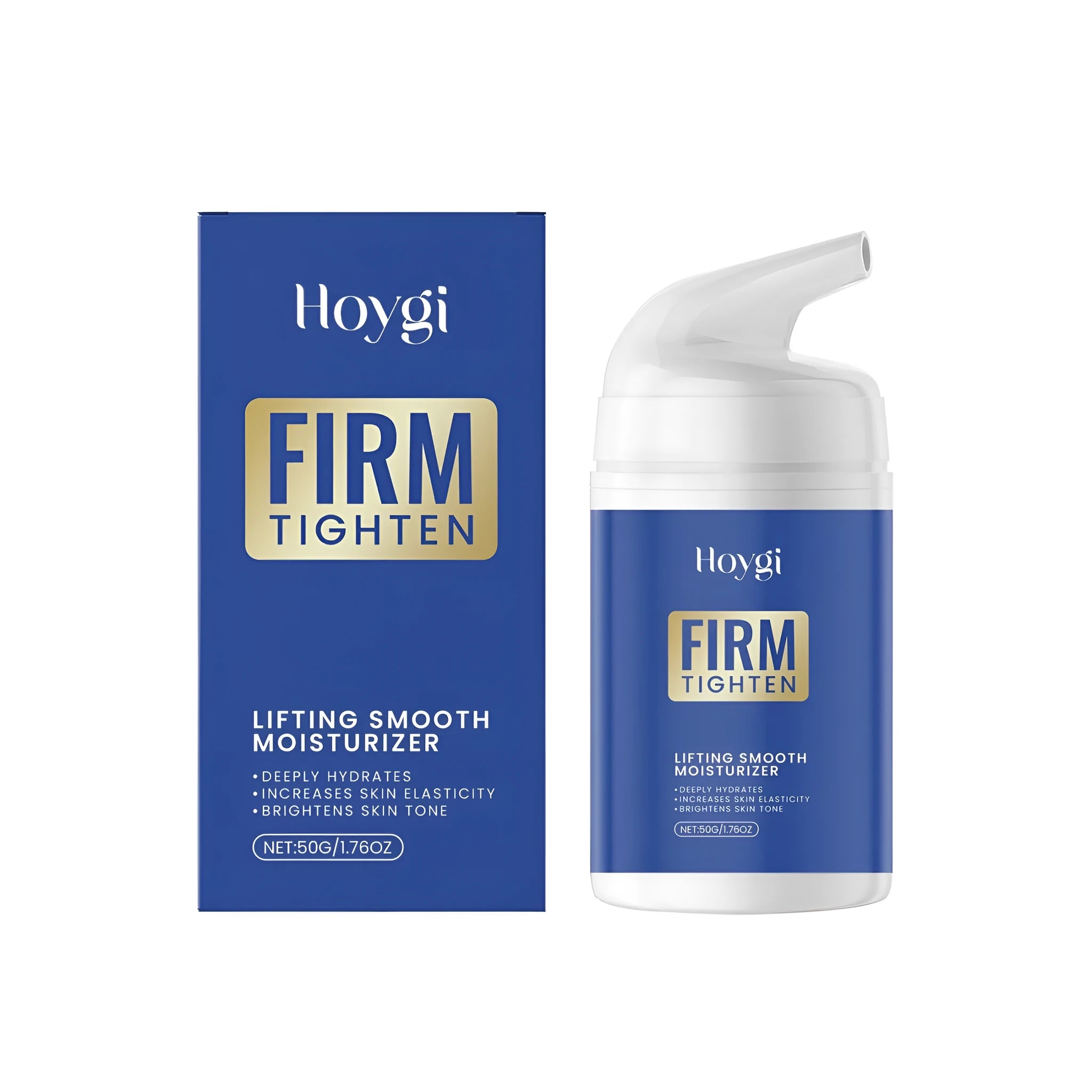 50g jar of lifting smooth face moisturiser with hyaluronic acid and shea butter.