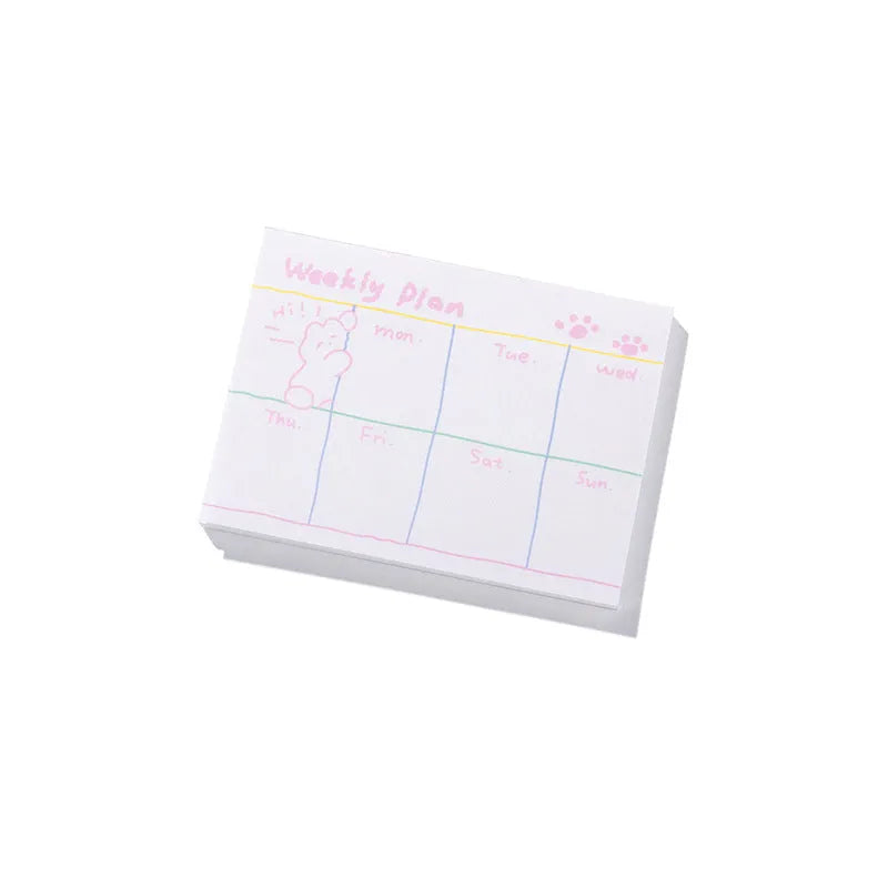 Cute cartoon hand account collage sticky notes in six Heartbeat Delivery Series styles with three size options