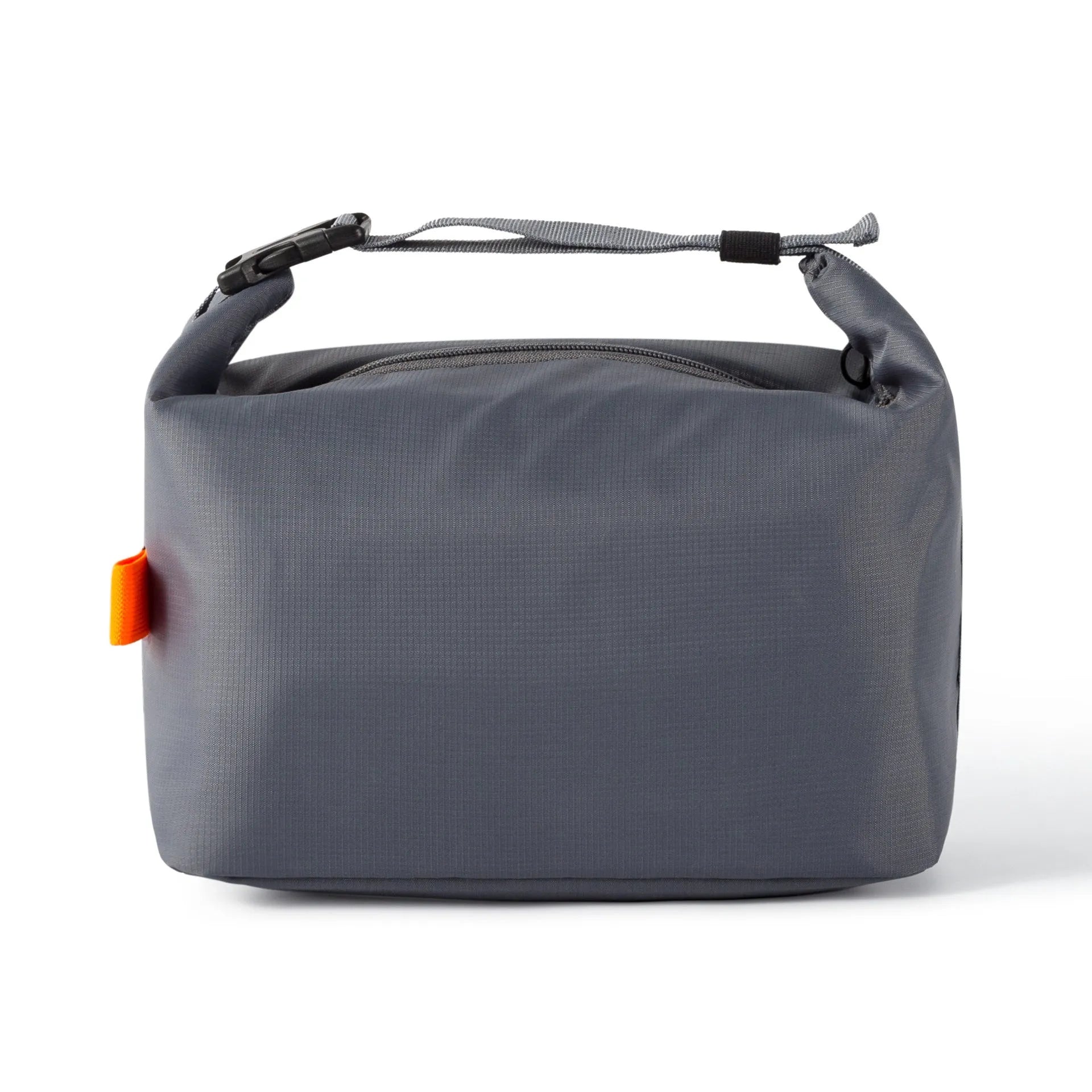 Insulated lunch bag in Oxford cloth with Japanese style design, shown in Army Green colour.
