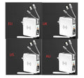 Super QI wireless charging PD20W fast charging power bank with built-in plug