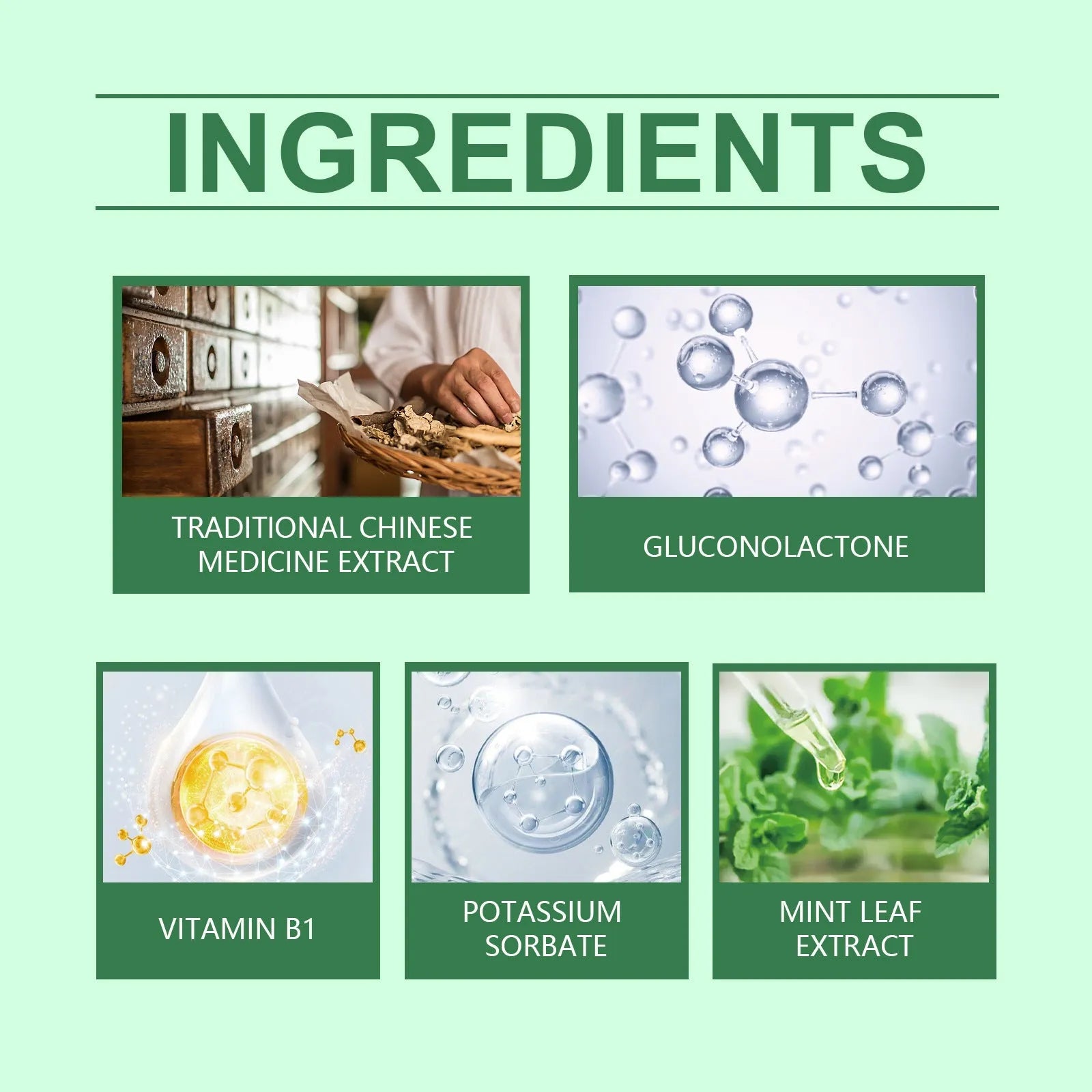 Sea Moss Liquid Drops 60ml bottle for body treatment with traditional Chinese medicine extract