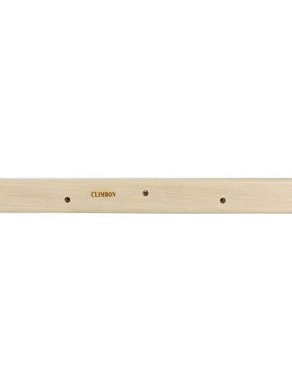 Wooden hangboard fingerboard set showing three boards in different lengths for grip strength training