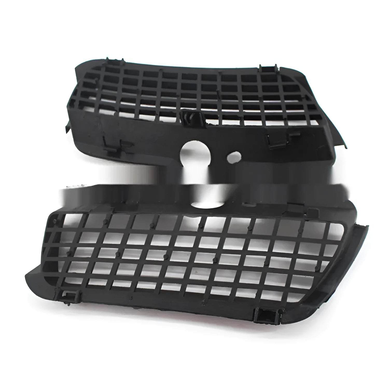 Black ABS plastic fog light cover pair for Volkswagen Golf 3 front bumper lower grille replacement