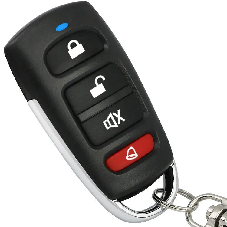 Clone remote control key 433MHz with ABCD or unlock button, 65x35.8x16mm, for garage door access control