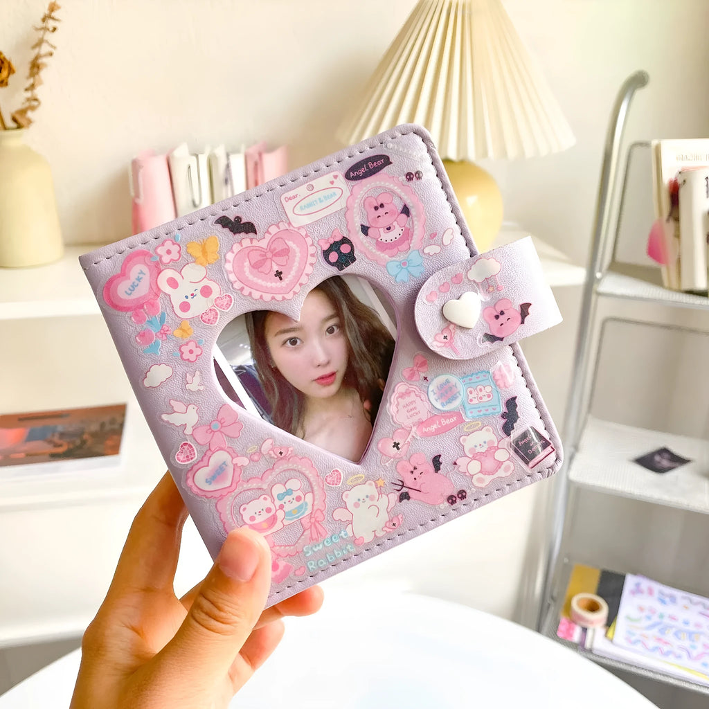 Pack of waterproof PVC cartoon stickers for decorating notebooks and agendas, shown in one of four available styles.