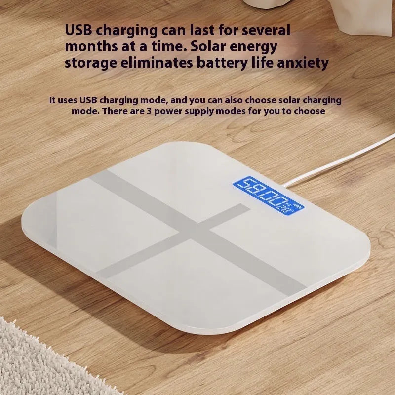 Digital bathroom scale in multiple colours with 26cm platform
