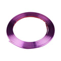 Galvanised purple PVC wheel trim roll for car rim protection and decoration