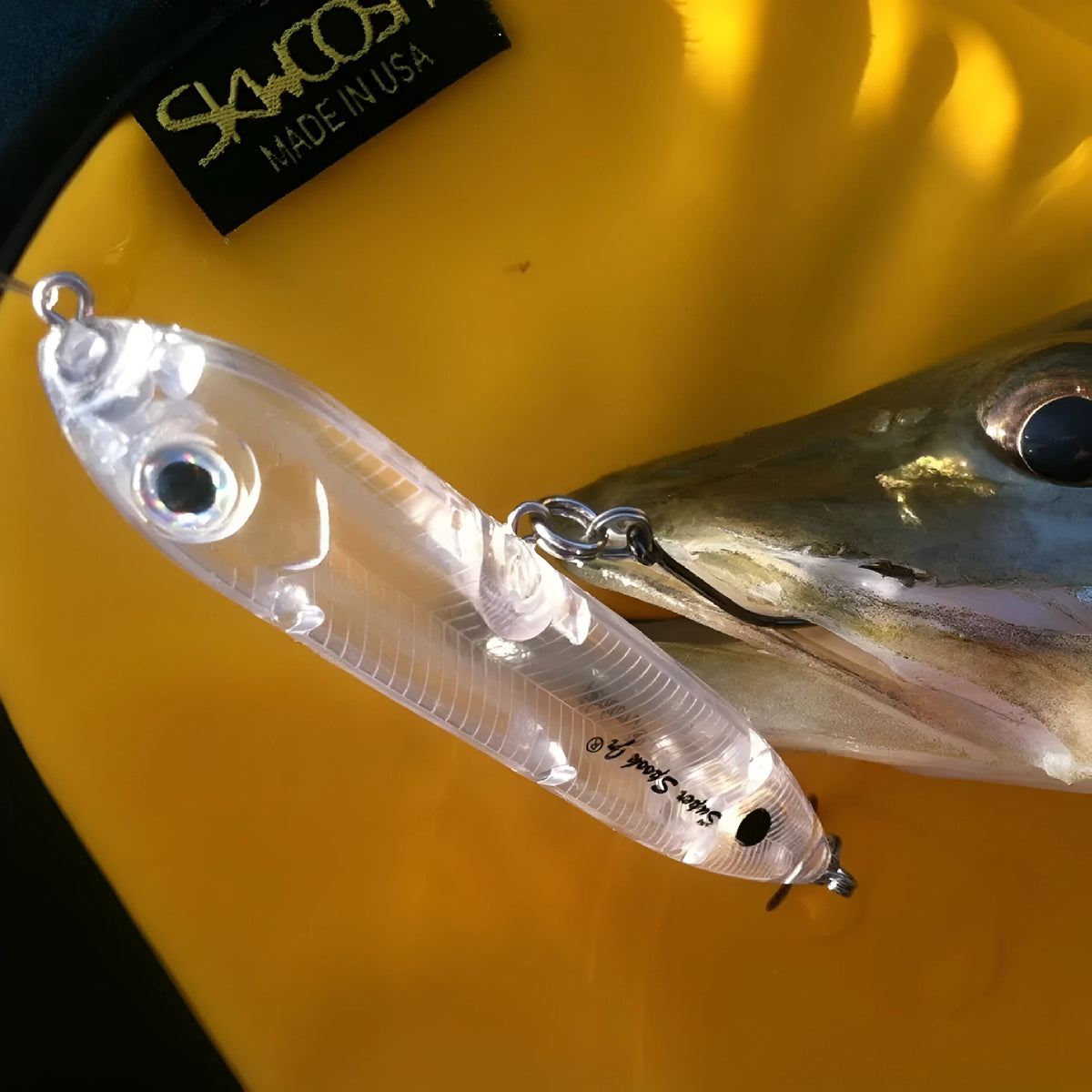 Transparent 9.5cm DIY fishing lure blank body for custom bait making