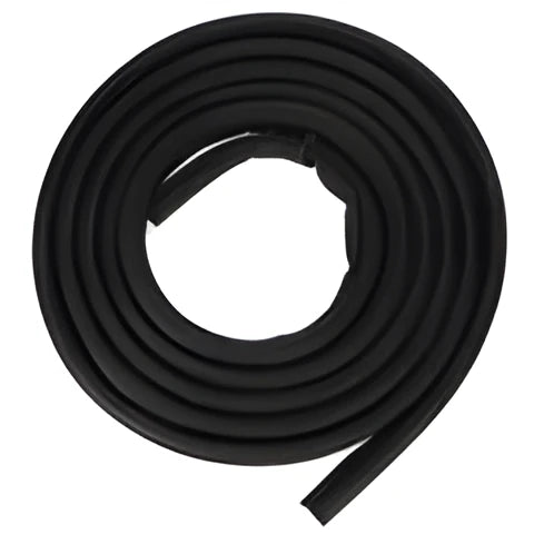 Black rubber sliding door seal for Toyota Hiace high roof, 5-metre length