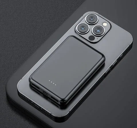 Black electric heating vest power bank with belt clip showing 10000mAh capacity label
