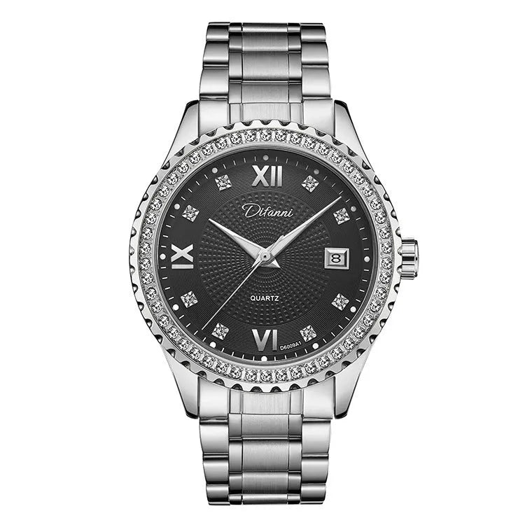 Fashionmonger men's waterproof automatic mechanical watch with luminous dial in gold and silver case options