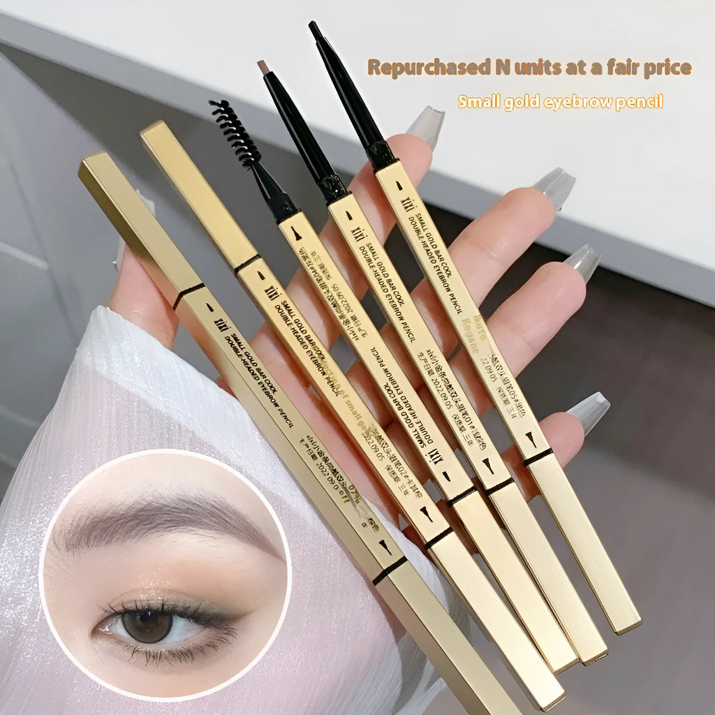Small Gold Chopsticks ultra-fine tip eyebrow pencil in a selection of five natural shades.