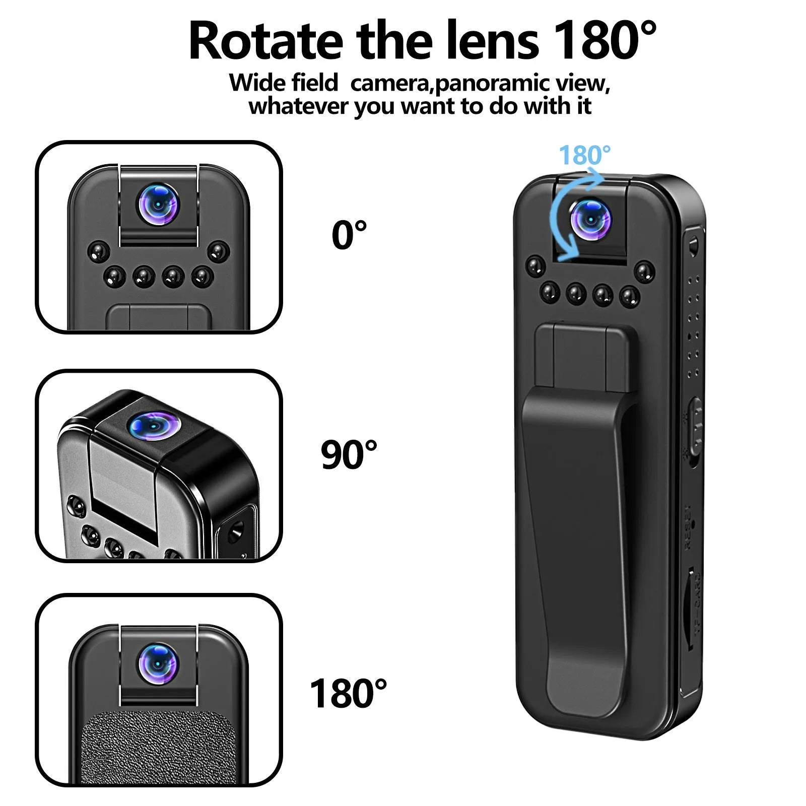 L7 Wi-Fi home security recorder with HD recording and infrared night vision capability