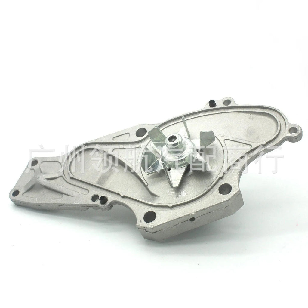 Metal automotive belt and water pump assembly measuring 28x18x16cm for cooling system repair