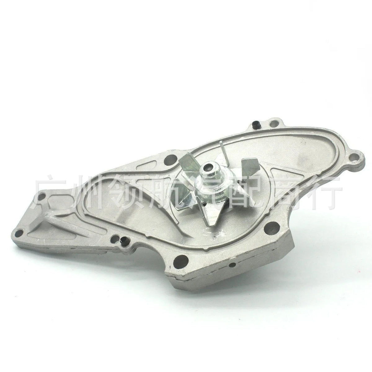 Metal automotive belt and water pump assembly measuring 28x18x16cm for cooling system repair