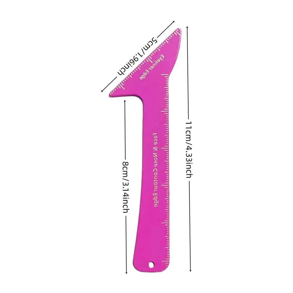 Reusable 3-in-1 eyeliner stencil for hooded eyes in LaserFX and Pink colour options