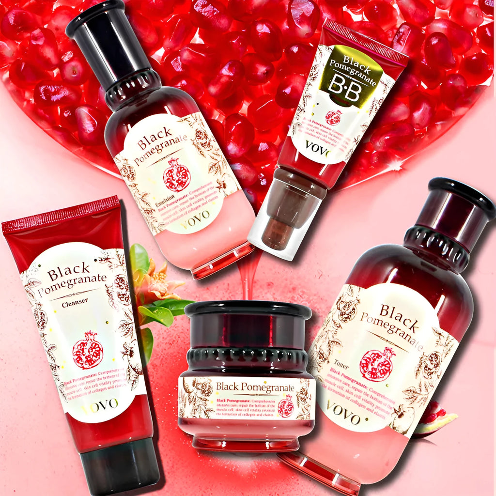 Pomegranate skin care moisturising water with pomegranate extract for hydrating daily care