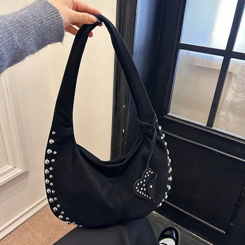 Soft plush retro style strapless tote handbag for women shown in multiple colour options.