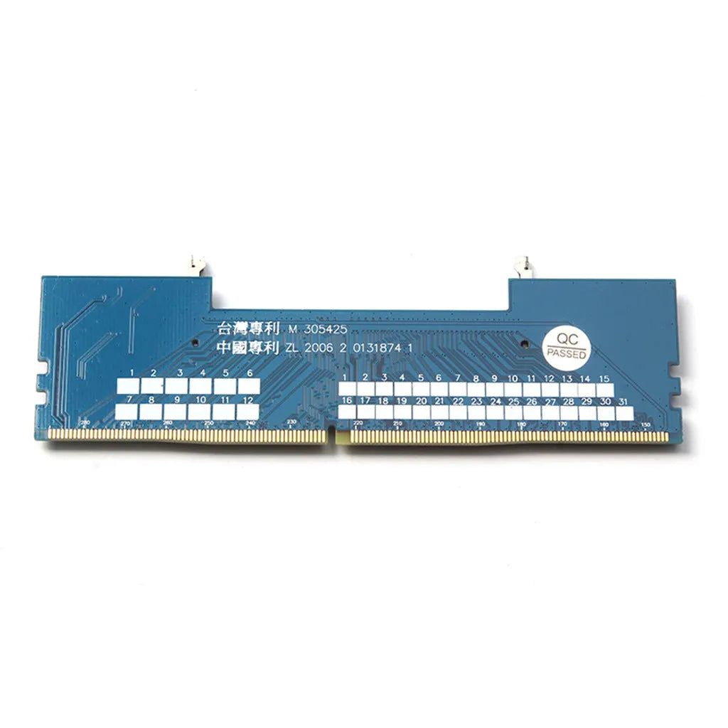 DDR4 laptop to desktop memory adapter card converting SO-DIMM to DIMM with ESD protection