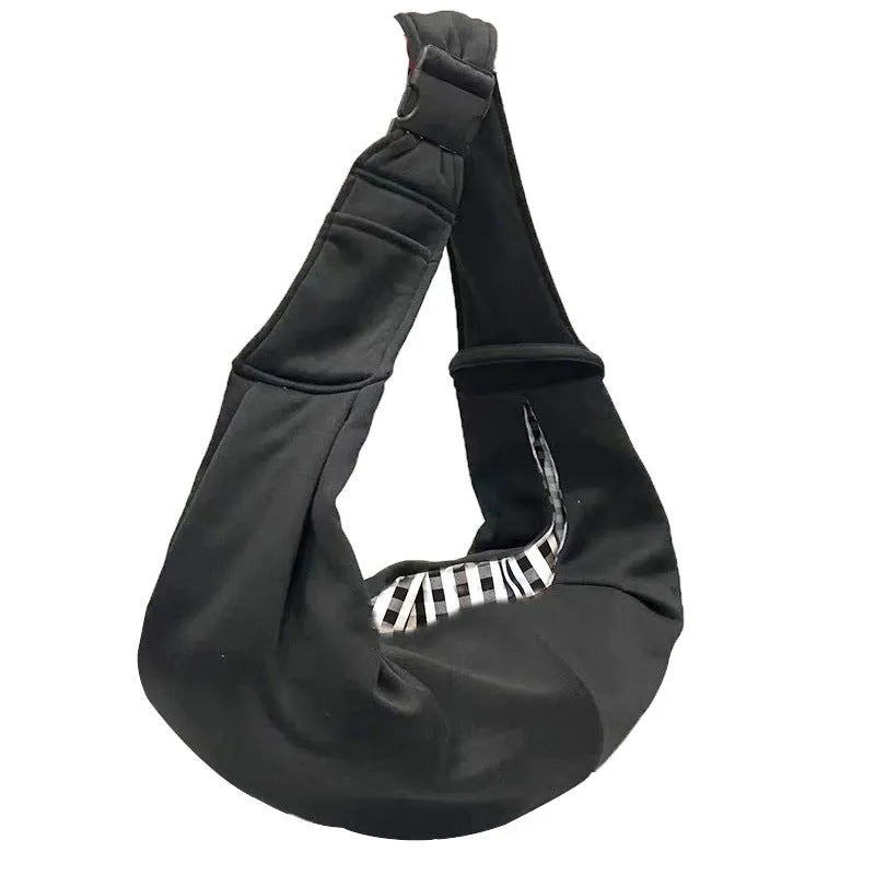 Soft polyester pet carrier bag with adjustable shoulder strap in multiple colour options
