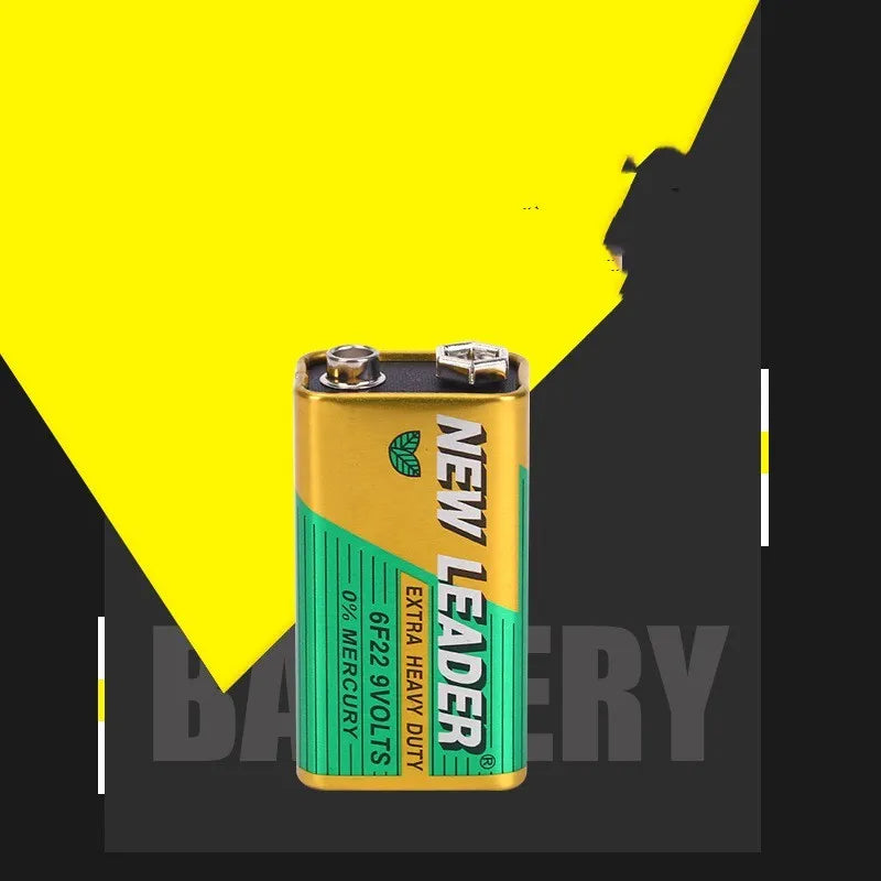 Xinlida brand 9V alkaline battery, model 6F22, for multimeters and wireless microphones.