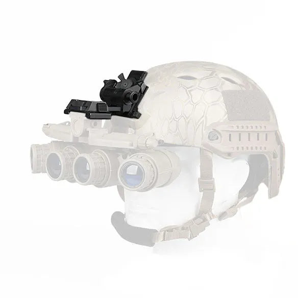 Metal alloy L4 G24 night vision helmet mount with OPS breakaway base in dark earth finish