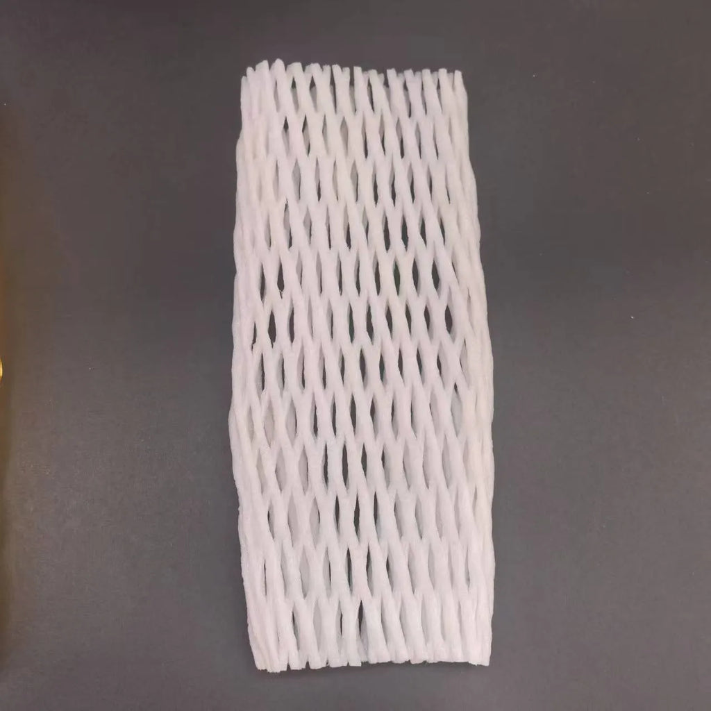 White foam fruit protective net for shockproof packaging in multiple sizes