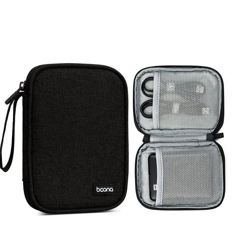Oxford cloth 2.5-inch mobile hard disk protective cover in grey and black colour options