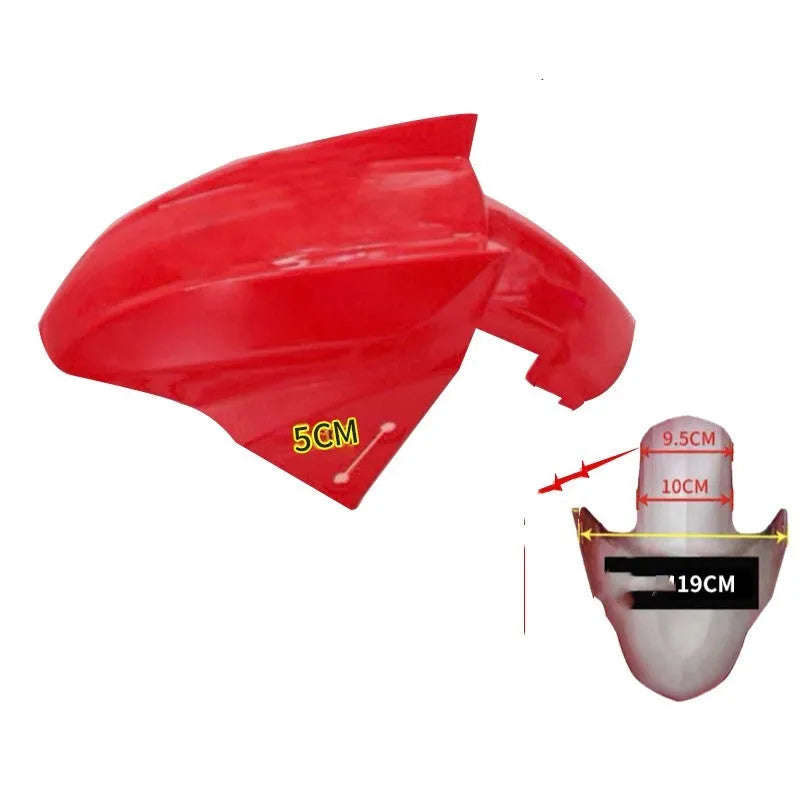 Electric car front wheel fender in ABS material available in large and small sizes with various baking paint colours