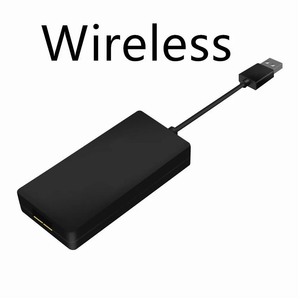 Android Carplay USB adapter module for factory car navigation systems with multiple colour configuration options