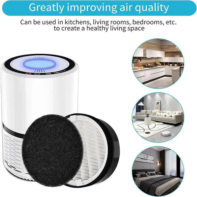 Levoit LV-H132 compatible replacement air purifier filter and pre-filter cotton.