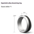 Orange and silver alloy fishing hand guard pull ring tool with non-slip grip