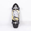 White unisex street scooter with a 31-inch maple wood deck.