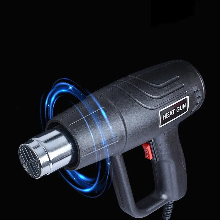 Industrial 2000W hot air tool with temperature regulation and grid air outlet design