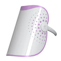 White and purple photon IPL beauty mask device for home facial light therapy.
